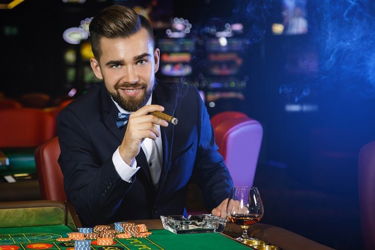 Studio live dealer cs bola dengan meja blackjack HD dan dealer profesional multilingual